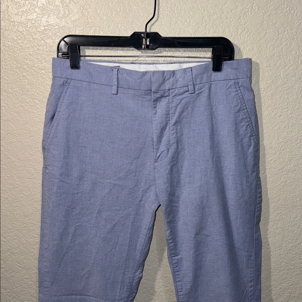 Old Navy Men’s Sky Blue Chino Pants 32x30 Slim Casual Cotton Khaki Trousers